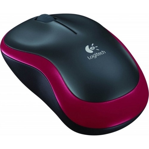 MOUSE ΑΣΥΡΜΑΤΟ LOGITECH WIRELESS M185 (910-002237) BLACK/RED